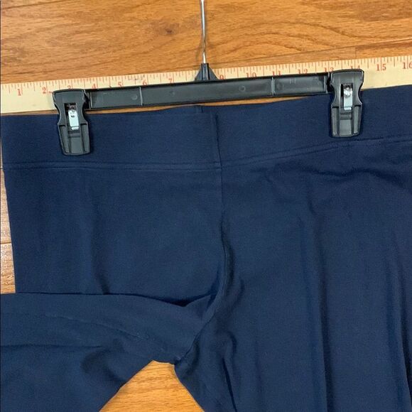 Adidas Blue Leggings Athletic Stretchy Fit - Picture 4 of 6